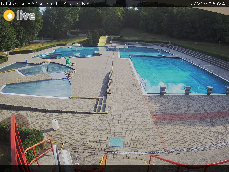Letni koupaliště Chrudim - Letní koupaliště - 3.7.2025 v 08:02