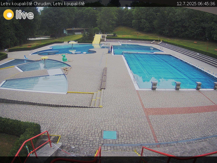 Letni koupaliště Chrudim - Letní koupaliště - 12.7.2025 v 06:45 Letni koupaliště Chrudim - Letní koupaliště - 12.7.2025 v 06:45