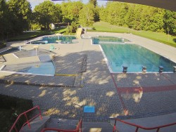 Summer swimming pool