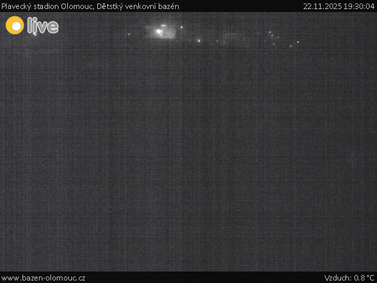 Plavecký stadion Olomouc - Dětstký venkovní bazén - 22.11.2025 v 19:30