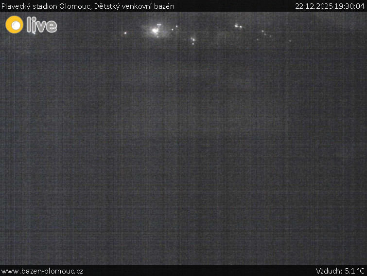 Plavecký stadion Olomouc - Dětstký venkovní bazén - 22.12.2025 v 19:30
