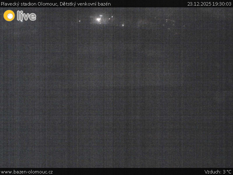 Plavecký stadion Olomouc - Dětstký venkovní bazén - 23.12.2025 v 19:30