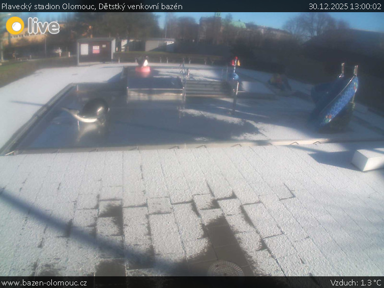 Plavecký stadion Olomouc - Dětstký venkovní bazén - 30.12.2025 v 13:00