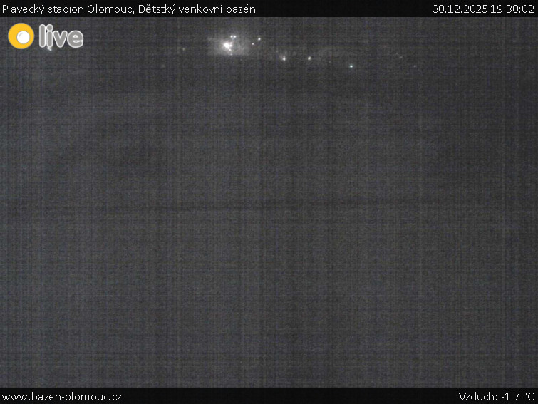 Plavecký stadion Olomouc - Dětstký venkovní bazén - 30.12.2025 v 19:30