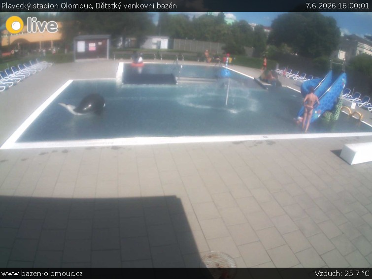 Plavecký stadion Olomouc - Dětstký venkovní bazén - 7.6.2026 v 16:00