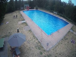 Large swimming pool