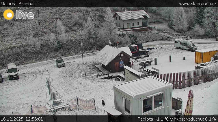 Ski areál Branná - Ski areál Branná - 16.12.2025 v 12:55