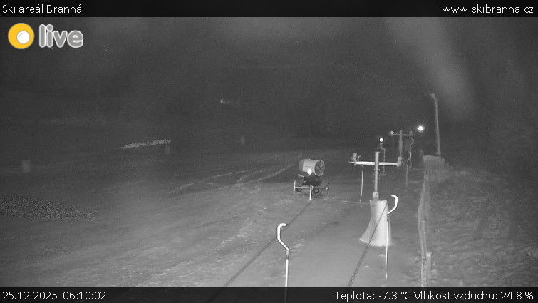 Ski areál Branná - Ski areál Branná - 25.12.2025 v 06:10