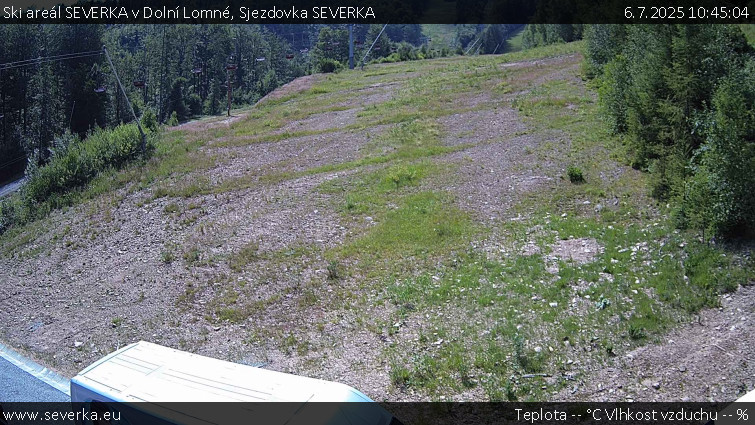 Ski areál SEVERKA v Dolní Lomné - Sjezdovka SEVERKA - 6.7.2025 v 10:45 Ski areál SEVERKA v Dolní Lomné - Sjezdovka SEVERKA - 6.7.2025 v 10:45