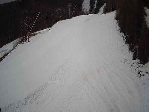 Ski areál SEVERKA v Dolní Lomné - Sjezdovka SEVERKA - 11.2.2026 v 07:30