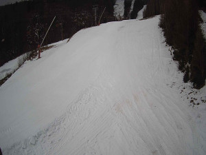 Ski areál SEVERKA v Dolní Lomné - Sjezdovka SEVERKA - 11.2.2026 v 07:55