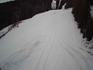 Ski areál SEVERKA v Dolní Lomné - Sjezdovka SEVERKA - 25.2.2026 v 07:05