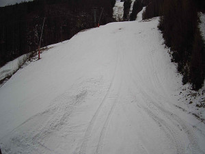 Ski areál SEVERKA v Dolní Lomné - Sjezdovka SEVERKA - 25.2.2026 v 08:15