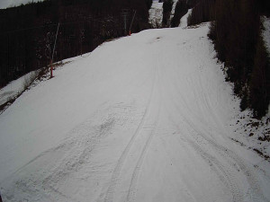 Ski areál SEVERKA v Dolní Lomné - Sjezdovka SEVERKA - 25.2.2026 v 09:10