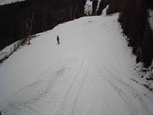 Ski areál SEVERKA v Dolní Lomné - Sjezdovka SEVERKA - 25.2.2026 v 09:40