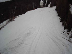 Ski areál SEVERKA v Dolní Lomné - Sjezdovka SEVERKA - 25.2.2026 v 09:55