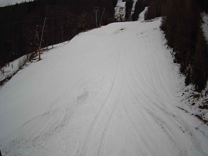 Ski areál SEVERKA v Dolní Lomné - Sjezdovka SEVERKA - 25.2.2026 v 10:55