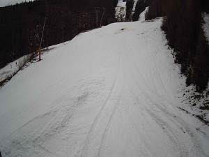 Ski areál SEVERKA v Dolní Lomné - Sjezdovka SEVERKA - 25.2.2026 v 11:35