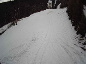 Ski areál SEVERKA v Dolní Lomné - Sjezdovka SEVERKA - 25.2.2026 v 11:50