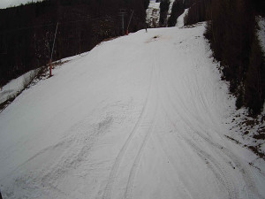 Ski areál SEVERKA v Dolní Lomné - Sjezdovka SEVERKA - 25.2.2026 v 12:55