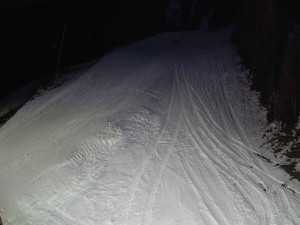 Ski areál SEVERKA v Dolní Lomné - Sjezdovka SEVERKA - 25.2.2026 v 17:55