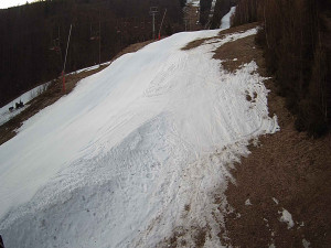 Ski areál SEVERKA v Dolní Lomné - Sjezdovka SEVERKA - 5.3.2026 v 06:30