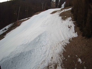 Ski areál SEVERKA v Dolní Lomné - Sjezdovka SEVERKA - 5.3.2026 v 06:55