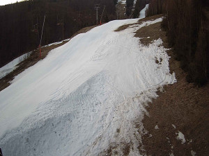 Ski areál SEVERKA v Dolní Lomné - Sjezdovka SEVERKA - 5.3.2026 v 07:10