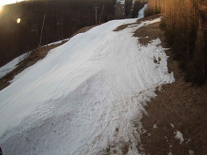 Ski areál SEVERKA v Dolní Lomné - Sjezdovka SEVERKA - 5.3.2026 v 07:45