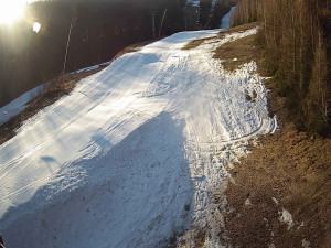 Ski areál SEVERKA v Dolní Lomné - Sjezdovka SEVERKA - 5.3.2026 v 07:55