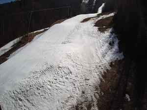 Ski areál SEVERKA v Dolní Lomné - Sjezdovka SEVERKA - 5.3.2026 v 12:50