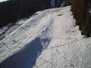 Ski areál SEVERKA v Dolní Lomné - Sjezdovka SEVERKA - 3.4.2026 v 08:20