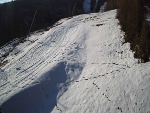 Ski areál SEVERKA v Dolní Lomné - Sjezdovka SEVERKA - 3.4.2026 v 08:30