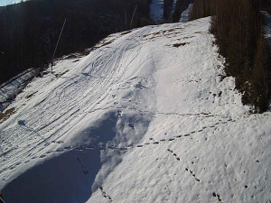 Ski areál SEVERKA v Dolní Lomné - Sjezdovka SEVERKA - 3.4.2026 v 08:45