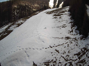 Ski areál SEVERKA v Dolní Lomné - Sjezdovka SEVERKA - 3.4.2026 v 13:20