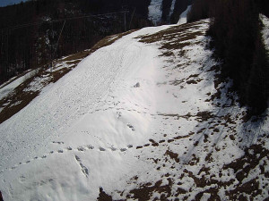 Ski areál SEVERKA v Dolní Lomné - Sjezdovka SEVERKA - 3.4.2026 v 13:55