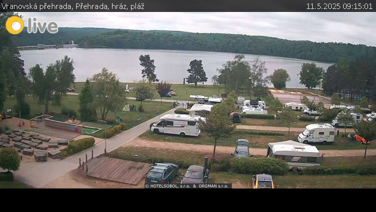 Vranovská přehrada - Přehrada, hráz, pláž - 11.5.2025 v 09:15 Vranovská přehrada - Přehrada, hráz, pláž - 11.5.2025 v 09:15