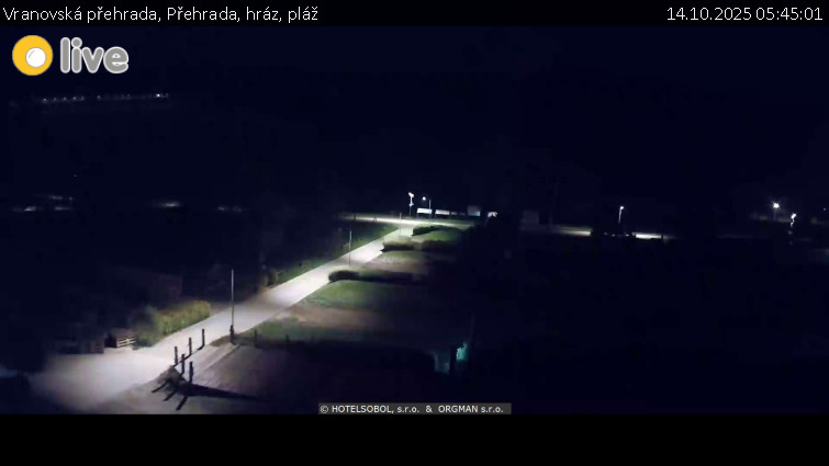 Vranovská přehrada - Přehrada, hráz, pláž - 14.10.2025 v 05:45 Vranovská přehrada - Přehrada, hráz, pláž - 14.10.2025 v 05:45
