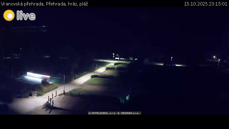 Vranovská přehrada - Přehrada, hráz, pláž - 15.10.2025 v 23:15 Vranovská přehrada - Přehrada, hráz, pláž - 15.10.2025 v 23:15