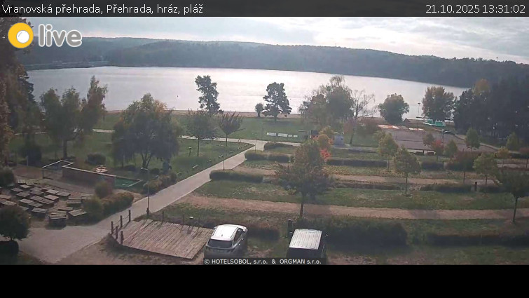 Vranovská přehrada - Přehrada, hráz, pláž - 21.10.2025 v 13:31 Vranovská přehrada - Přehrada, hráz, pláž - 21.10.2025 v 13:31