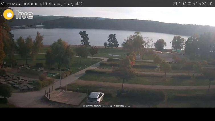 Vranovská přehrada - Přehrada, hráz, pláž - 21.10.2025 v 16:31 Vranovská přehrada - Přehrada, hráz, pláž - 21.10.2025 v 16:31