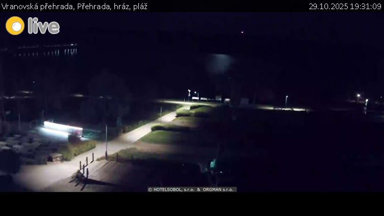 Vranovská přehrada - Přehrada, hráz, pláž - 29.10.2025 v 19:31