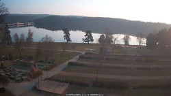 Přehrada, hráz, pláž