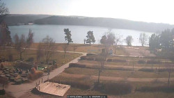 Přehrada, hráz, pláž