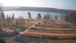 Přehrada, hráz, pláž