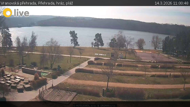 Vranovská přehrada - Přehrada, hráz, pláž - 14.3.2026 v 11:00