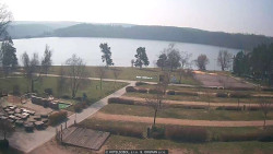 Přehrada, hráz, pláž