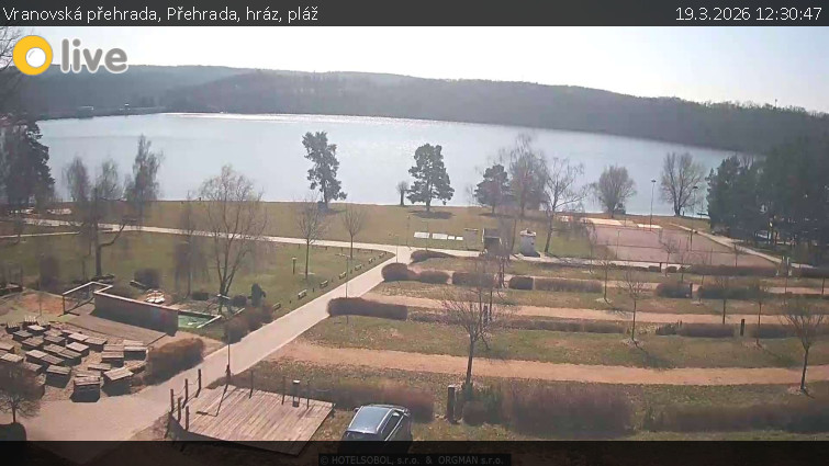Vranovská přehrada - Přehrada, hráz, pláž - 19.3.2026 v 12:30