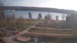 Přehrada, hráz, pláž