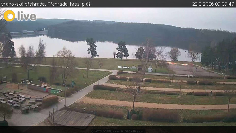 Vranovská přehrada - Přehrada, hráz, pláž - 22.3.2026 v 09:30